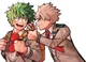 Izuku and Katsuki