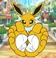 Jolteons Big Feet
