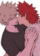 Kirishima and Bakugo