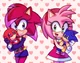 Sonamy and Knuxonia