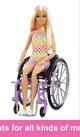 Wheelchair barbie