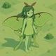 Luna moth girl