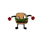 Boxer Burger Monster