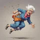 Falling Grandma