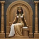 Goddess on throne 2