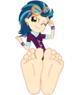 Feet Indigo Zap 