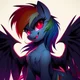 Evil Rainbow dash 