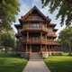 Wooden mansion