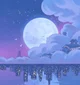 The moon
