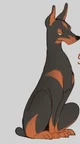 Shadow the Doberman