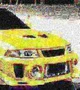 Yellow Lancer Evo 5