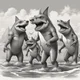 Grupo de tubaroes
