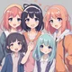 5 friends girl