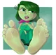 Disgust feet