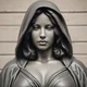 Busty Female Statue