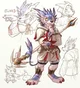 White Mage Garurumon