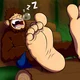 Sleeping Bigfoot