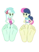 Lyra n Bon Bon feet