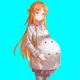Pregnant Asuna Yuuki
