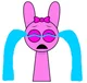 Pinki Sprunki crying
