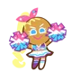 Cheerleader Cookie 