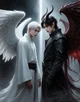 demon and angel
