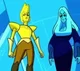 Yellow Blue Diamond 