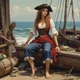 Pirate captain girl1