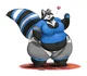 Mallory the raccoon