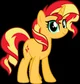 Sunset Shimmer Pony