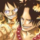 Luffy y Ace