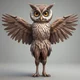Zany Cartoon Owl