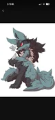 Dark female lucario