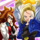 Androids 18 and 21