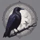 Wise lady raven