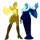 Yellow-Blue Diamond 
