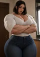 Muscle woman