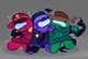 Red Purple and Green