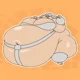 Mask polar bear sumo