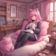 The caring catgirl