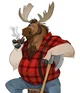 Lumberjack Moose