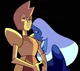 Yellow Blue Diamond 