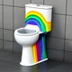 Rainbow Toilet